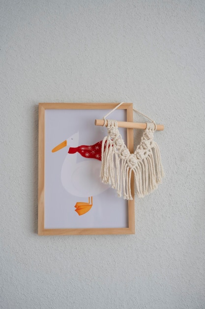 Готовая вышивка в рамке